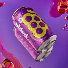 Poppi Grape Prebiotic Beverage - 4pk/12 fl oz Cans